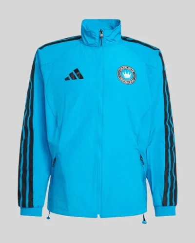 Charlotte FC x adidas 2026 Blue Raglan Anthem Jacket