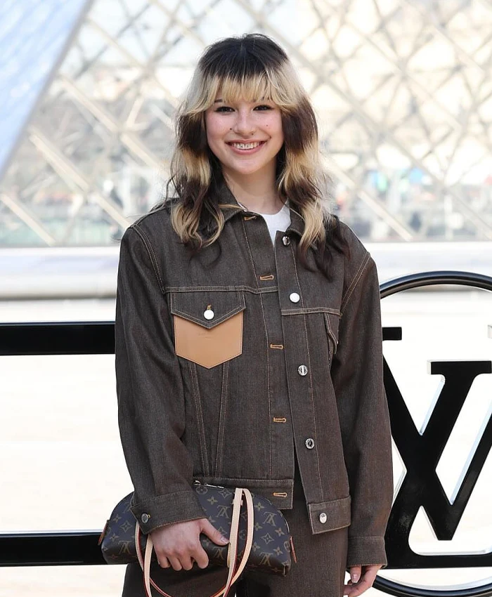 Chic Alysa Liu Louis Vuitton Fall 2026 Paris Fashion Denim Jacket
