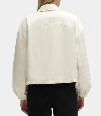 Chicago Blackhawks Heathered Bone Coach’s Jacket