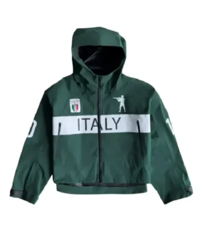 Chief Keef Italy Green Hooded Jacket