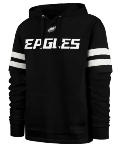 Eagles Quick Switch Black Graphic Hoodie
