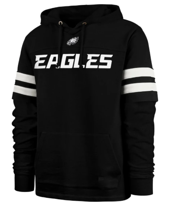 Eagles Quick Switch Black Graphic Hoodie
