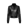 Eileen Gu Black Leather Jacket