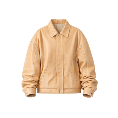 Emilia Mernes Brown Leather Jacket