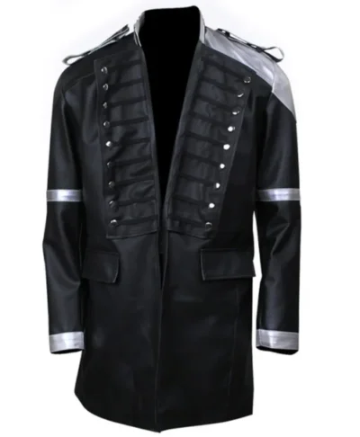 FFXV Kingsglaive Black Leather Coat