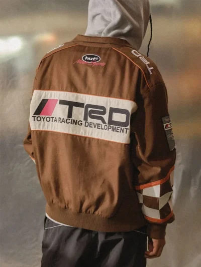 HUF x Toyota TRD Global Racing Brown Jacket