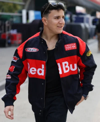 Isack Hadjar New Era Oracle Red Bull Racing team jacket