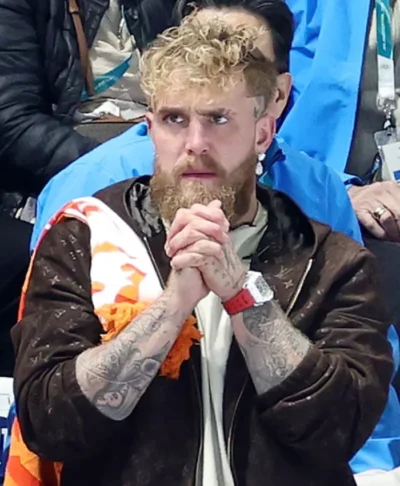 Jake Paul 2026 Olympic LV Brown Hoodie