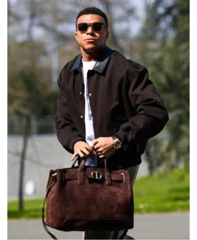 Kylian Mbappe France National Team Brown Jacket