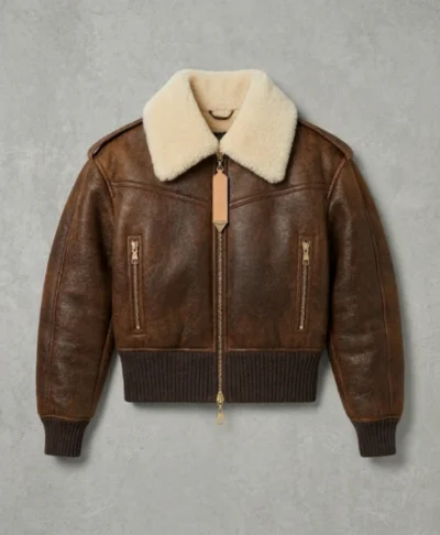 LV Show 2026 Shearling Jacket