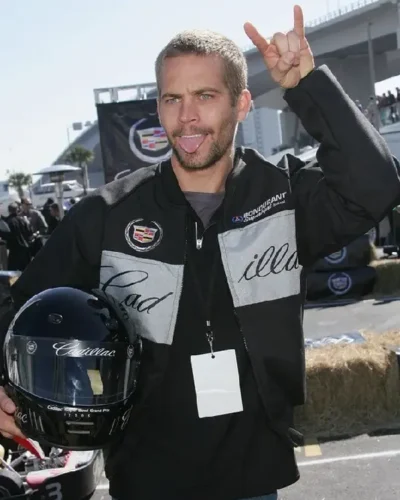 Limited Edition Paul Walker Racing Black Jacket