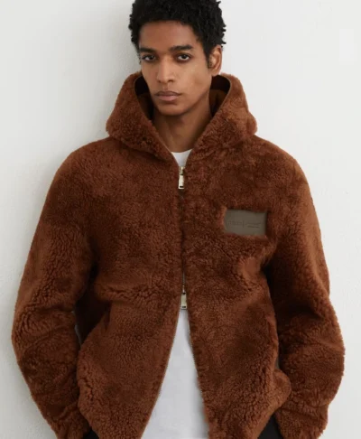 McLaren Racing Hooded Shearling Jacket