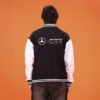 Mercedes Classic Oversized Varsity Jacket