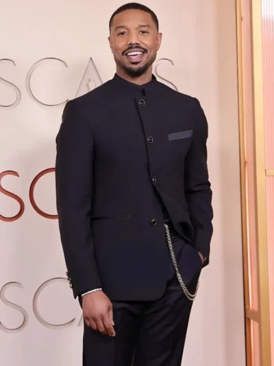 Michael B. Jordan Oscars 2026 Red Carpet Jacket