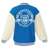 Monster University Retro Blue Varsity Jacket