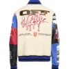 Multi patch varsity jacket