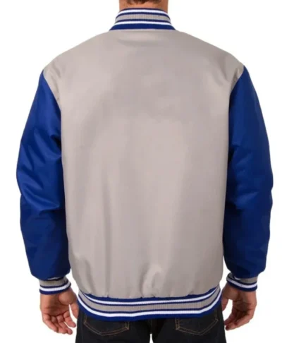 NHL Montreal Canadiens Gray/Royal Poly-Twill Jacket