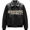 NY Rangers Kith AVIREX 2026 Black Jacket