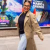 Nia Long Red Carpet Beige Trench Coat