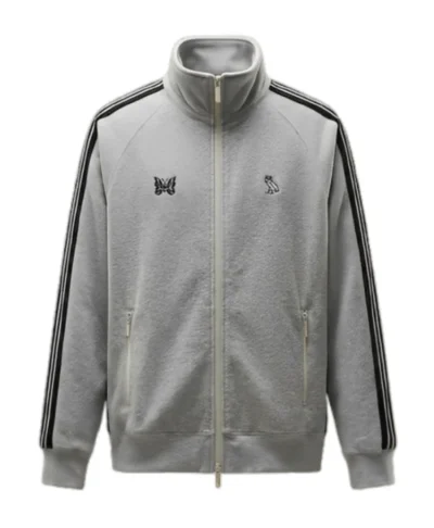 OVO x Needles 2026 Grey Track Jacket