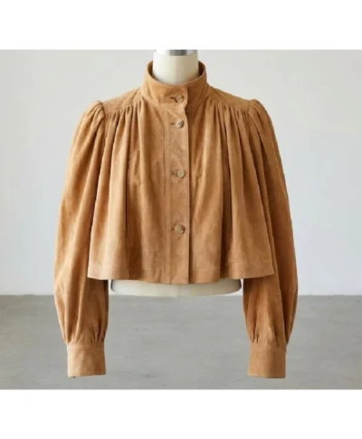 Oprah Winfrey 2026 Paris Fashion Week Cropped Jacket