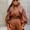 Oprah Winfrey 2026 Paris Fashion Week Iconic Leather Jacket