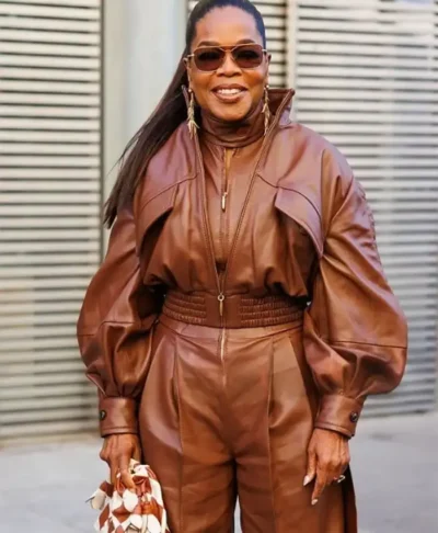 Oprah Winfrey 2026 Paris Fashion Week Iconic Leather Jacket