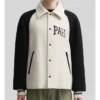 Palm Angels Wool Leather Jacket