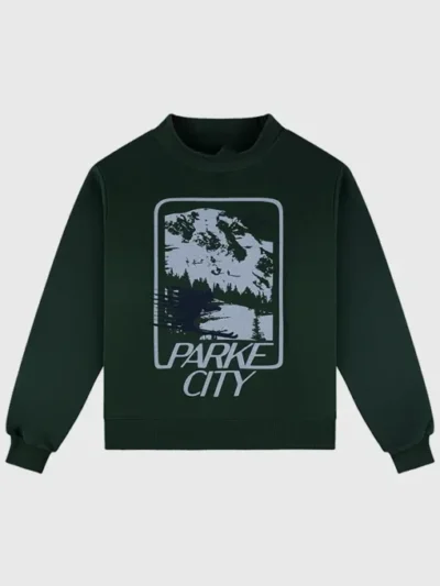 Parke Sport Bold Graphic Mockneck Sweatshirt