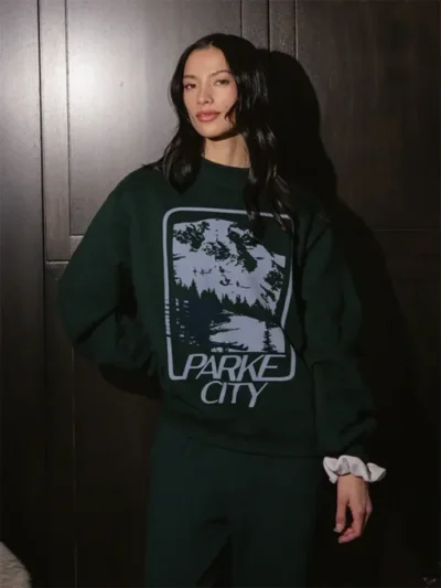 Parke Sport Bold Graphic Mockneck Sweatshirt