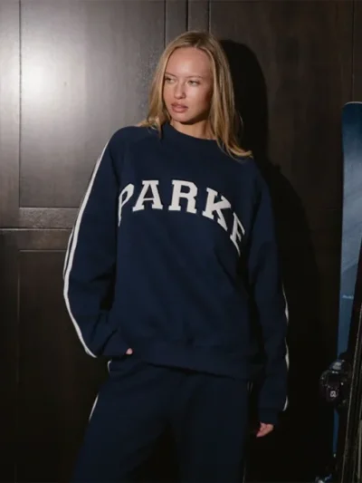 Parke Sport Stripe Mockneck Sweatshirt