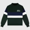 Parke Vintage Stripe Mockneck Sweatshirt