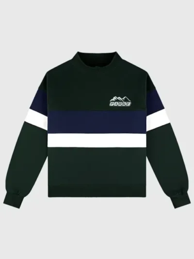 Parke Vintage Stripe Mockneck Sweatshirt