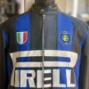 Plateau x Inter Milan Leather Jacket