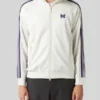 Poly Smooth White Track Jacket