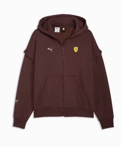 Puma Ferrari Premium Oversized Brown Hoodie