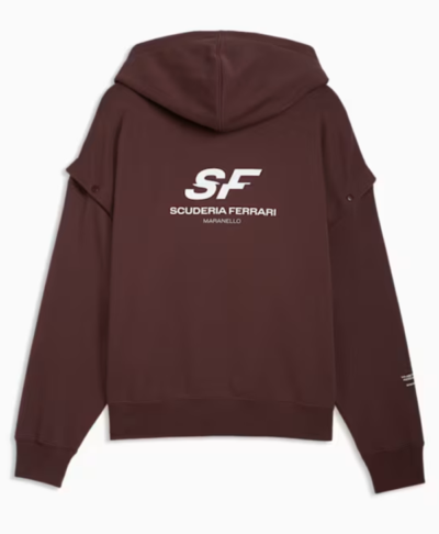 Puma Ferrari Premium Oversized Brown Hoodie