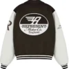 Racing varsity black jacket for sale