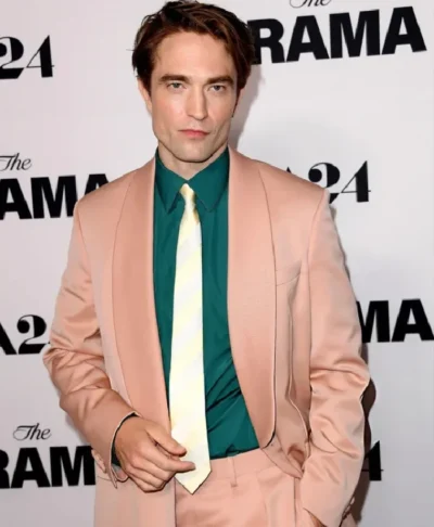 Robert Pattinson Red Carpet Pink Suit