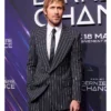 Ryan Gosling Inspired Project Hail Mary Pinstripe Blazer