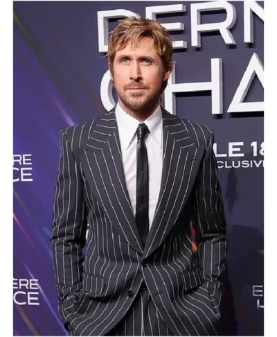 Ryan Gosling Inspired Project Hail Mary Pinstripe Blazer