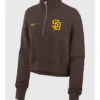 San Diego Padres Nike Half-Zip Sweatshirt
