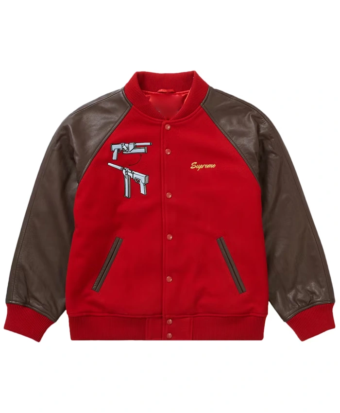 Supreme Aeon Flux Red Varsity Jacket