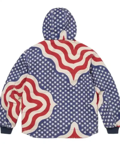 Supreme Quilted Flag Jacket