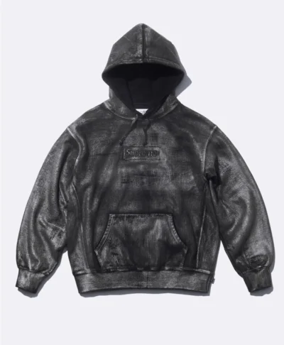 Supreme x MM6 Maison Margiela Box Logo Foil Hoodie