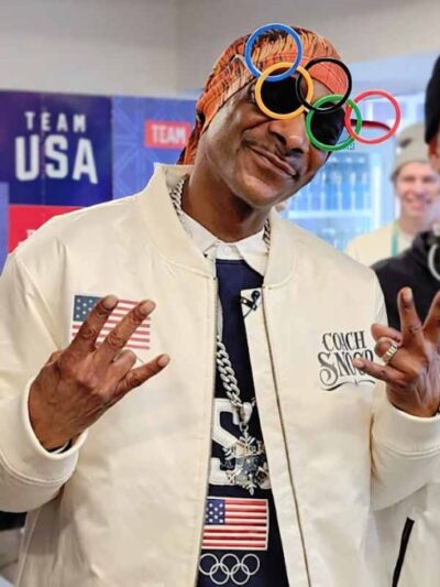 Team USA Satin Bomber Jacket by Coach Snoop