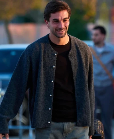 The Legend Ferran Torres Sherpa Blue Jacket