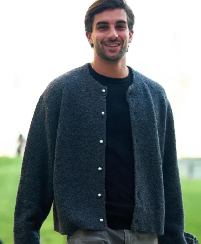 The Legend Ferran Torres Sherpa Blue Jacket