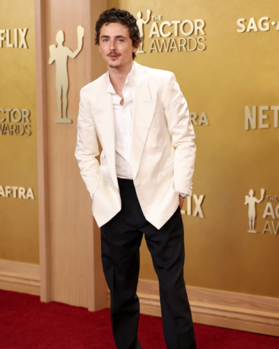 Timothée Chalamet White Blazer 2026 Actor Awards