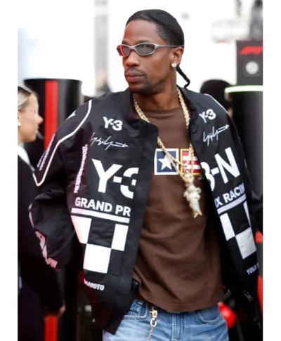 Travis Scott x F1 Las Vegas Grand Prix Racing Jacket